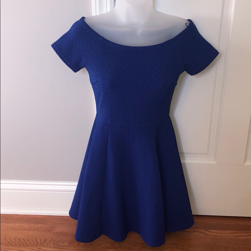 Forever 21 Royal Blue Skater Dress